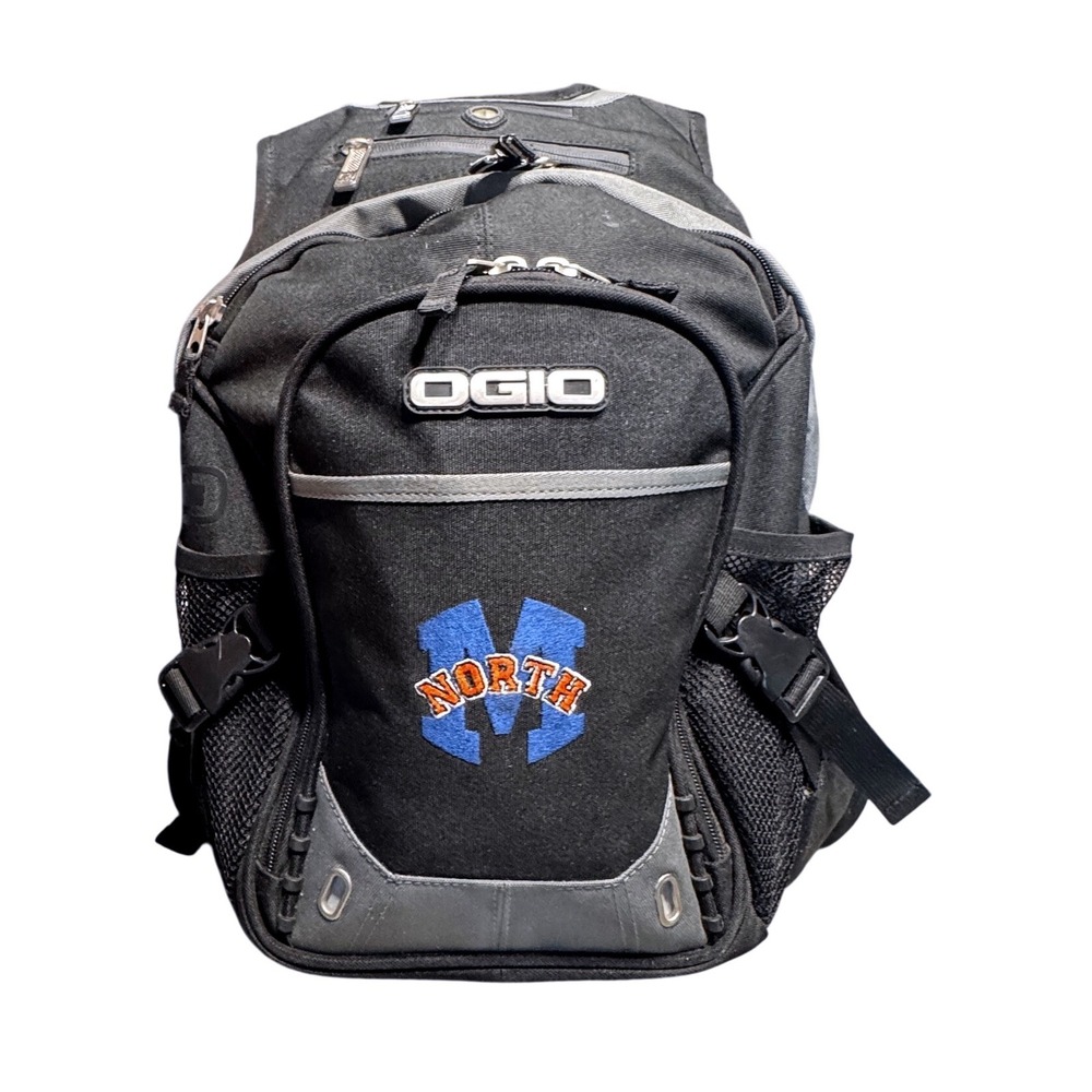 OGIO Backpack Fugitive Black Grey Embroidered Tech Laptop School Gorpcore VTG